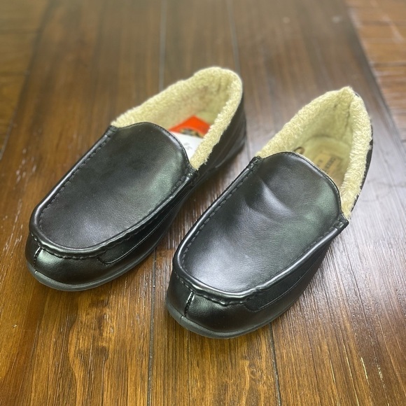 NWT Deer Stags Slipperooz Men’s Black Slippers Size 9 - Picture 3 of 7